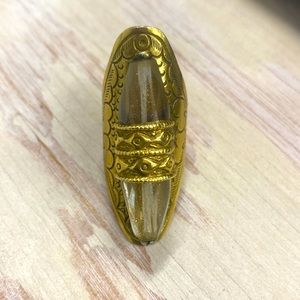 Handcrafted queen ring unisex One Sz